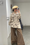 Archivio J.M.Ribot Natural stain sweater KN42/EP